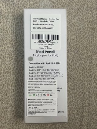 Apple iPad Pencil Grigio