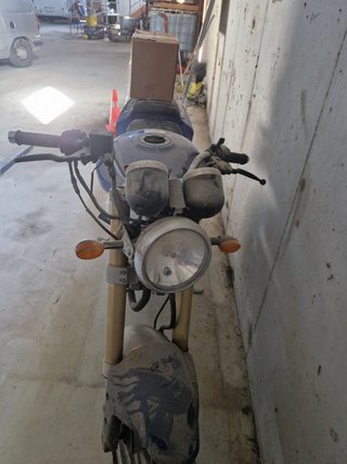 Hyosung GT 250 Naked Azul/Gris