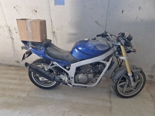Hyosung GT 250 Naked Azul/Gris