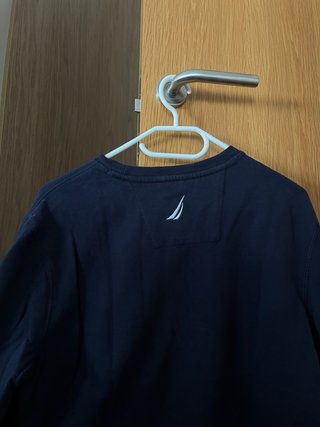 Sudadera Nautica Azul Logo