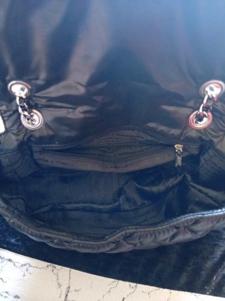 Bolso Purificación García Negro Acolchado