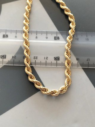 Cadena Cordón Oro Hombre nueva.