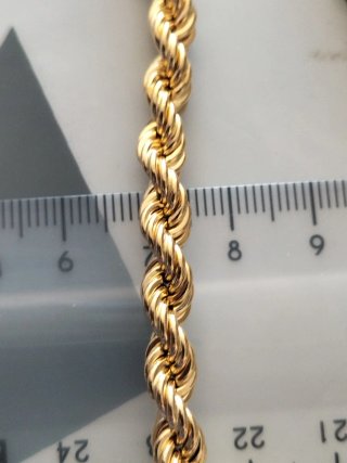 Cadena Cordón Oro Hombre nueva.