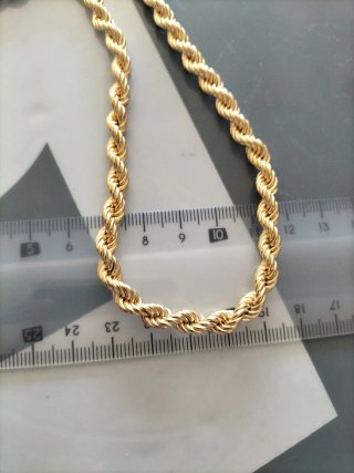 Cadena Cordón Oro Hombre nueva.