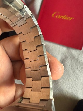 Relógio Cartier Santos Dourado/Prateado
