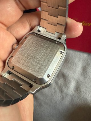 Relógio Cartier Santos Dourado/Prateado