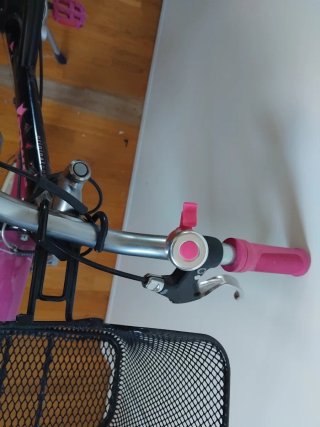 Bicicleta infantil B'TWIN rosa y azul 22 pulgadas
