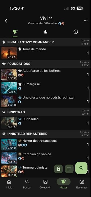 Magic Vivi Ornitier Mazo Commander