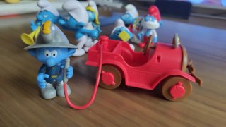 Figuras de goma dura Pitufos / Smurfs