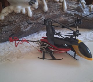 2 Helicópteros Radio Control Rojo y Amarillo