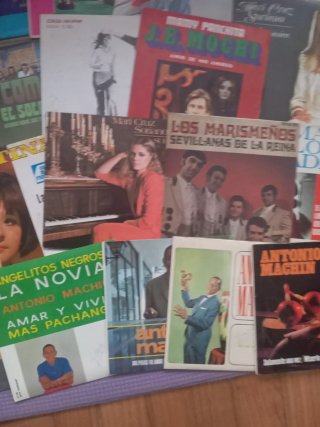 Lote 12 Singles Vinilo Pop Rock Latino Flamenco