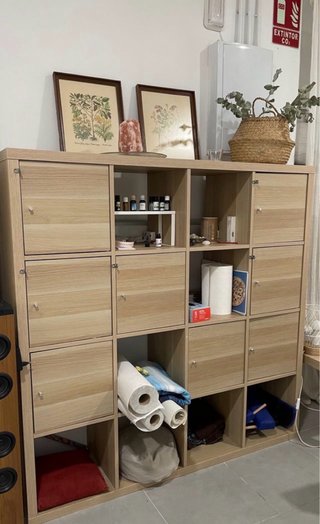 Estantería modular ikea madera