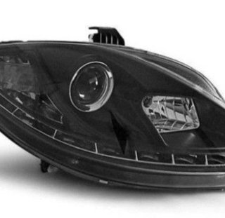 Faros delanteros para Seat Leon 2 05-09 DRL Fondo