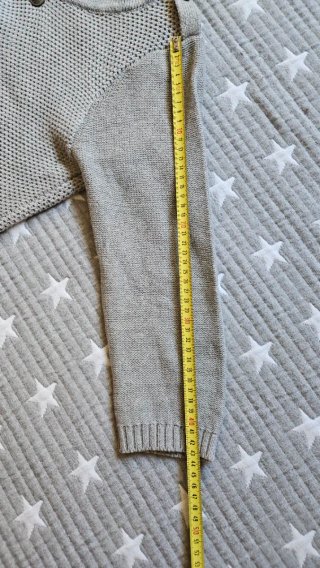 Chaqueta mujer punto gris Stradivarius talla M
