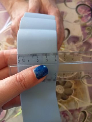 Stampo silicone conchiglia azzurro