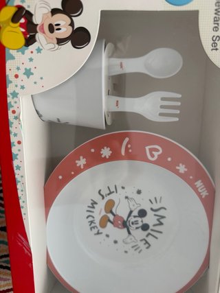 Set Vajilla Nuk Disney Mickey 9+ Meses a estrenar