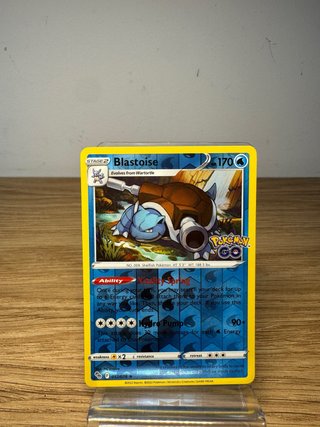 Carta Pokémon Blastoise Pokémon GO Holo(ENG)
