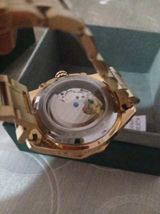Reloj Automático Lanscotte Chapado en oro