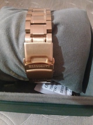 Reloj Automático Lanscotte Chapado en oro