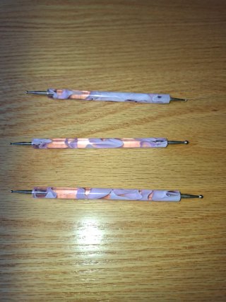 Set 3 Punteros Nail Art Puntos