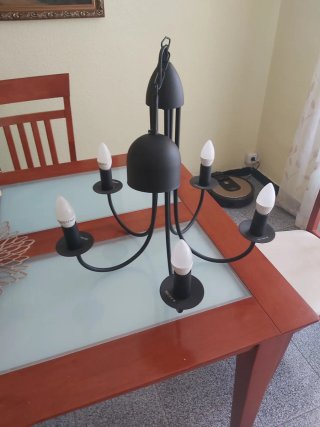 2 Lámparas de techo estilo araña