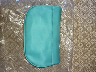 Pochette mano color verde acqua