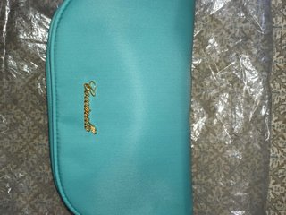 Pochette mano color verde acqua