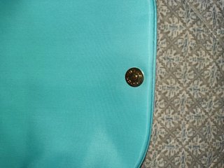 Pochette mano color verde acqua