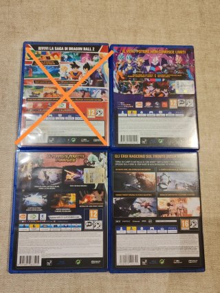 Lotto 4 videogiochi PS4 PlayStation Pal Ita
