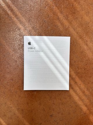 Cargador Apple 20W USB-C nuevo y precintado