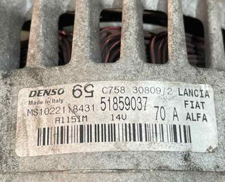 135575 alternador 51859037 fiat grande punto (199)