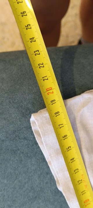 Pantalón pirata lino asimétrico T.34/36
