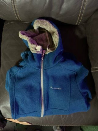 Chaqueta polar Quechua montaña azul
