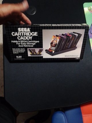 Sega Cartridge Caddy para 8 juegos