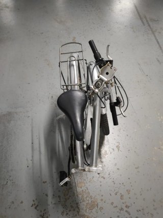Bicicleta Plegable Plata