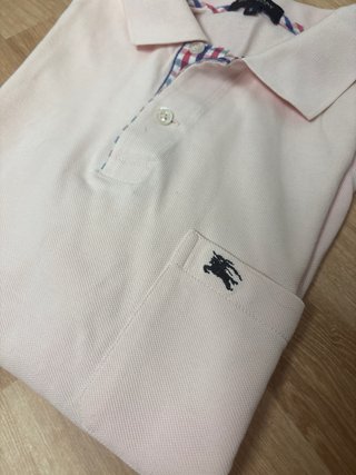 Polo Burberry Rosa Talla L