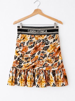 Nueva con etiqueta Falda mini fruncida Xs