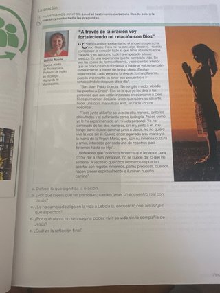 Religión Católica. 2 Secundaria Edén Revuela