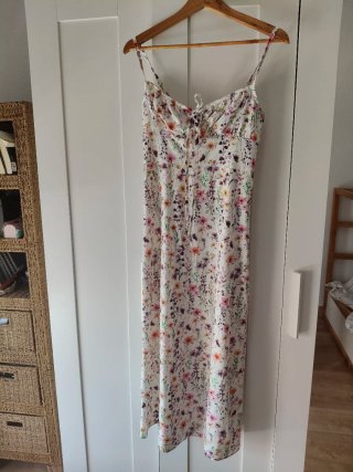 Vestido estampado tirantes verano