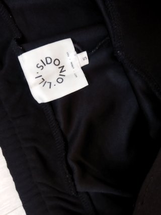 Pantalón campana negro Lili Sidonio Talla S