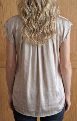 Blusa Túnica 100% Seda Kenneth Cole Reaction