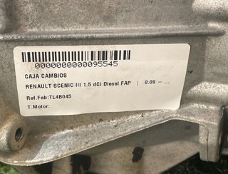 Renault 95545 caja cambios tl4b045 scenic 1.5 dci