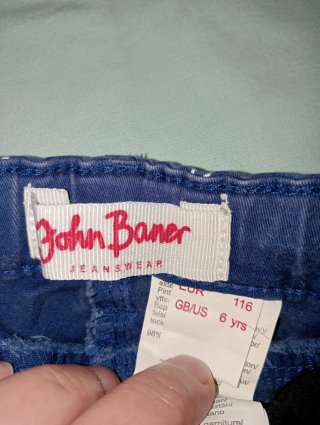 Short jeans bimba con ancore