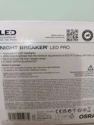 Osram H7-LED 64210DWNB (2 uds)
