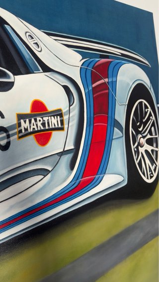Cuadro Óleo Porsche 918 Spyder Martini Racing