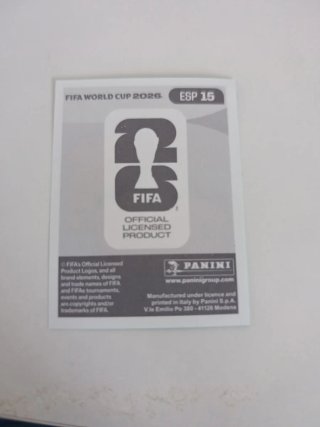 Cromo Lamine Yamal 2026 World Cup Panini