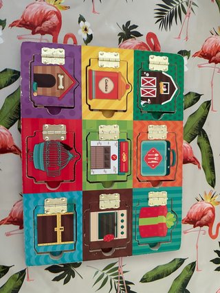 Juego educativo infantil de madera