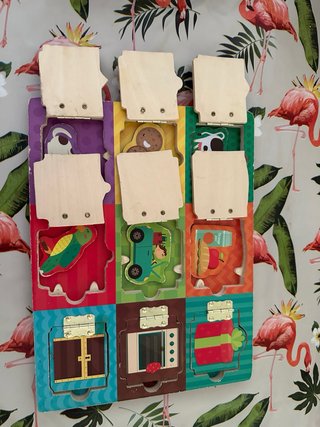 Juego educativo infantil de madera