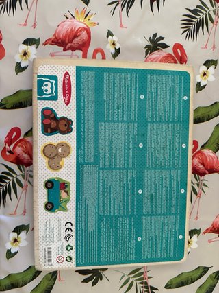 Juego educativo infantil de madera