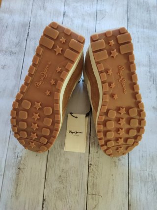 Zapatillas Pepe Jeans Talla 38 Beige/Blanco